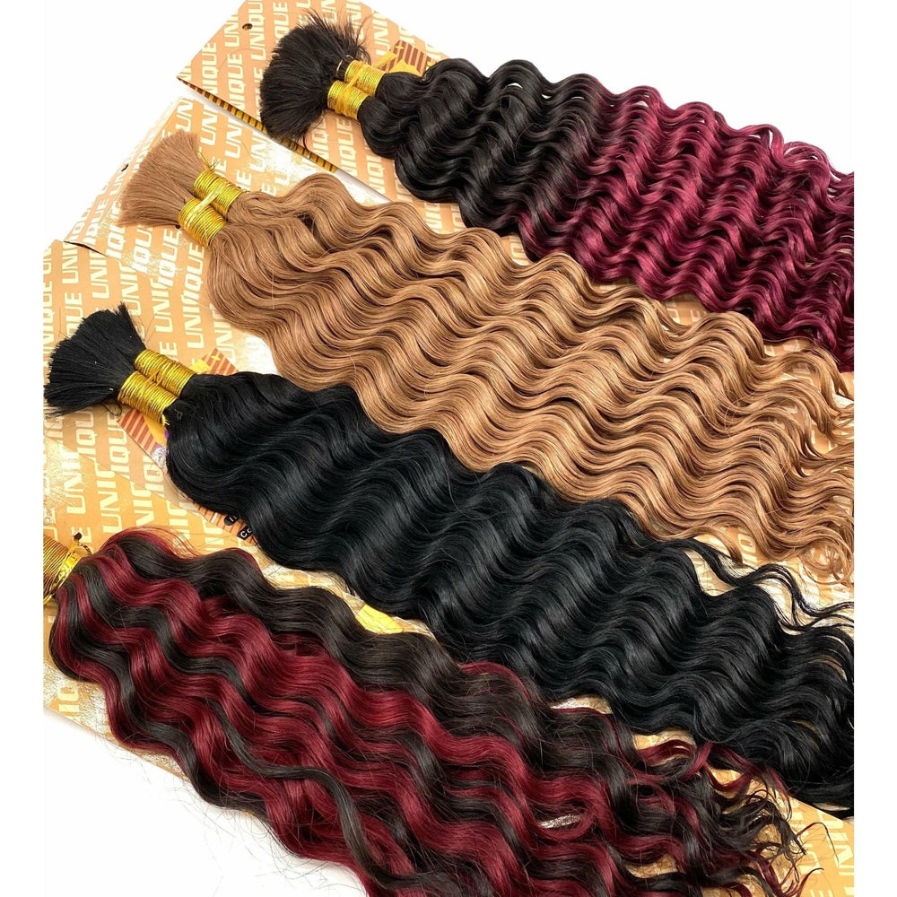 Unique's Human Hair New Deep Bulk 14''