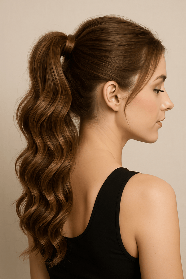 VIP PONYTAIL / Body Wave  100% Human Hair 18" and 24"