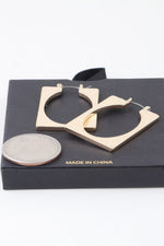 Portrait Frame Cut Earrings