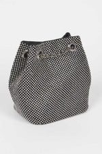 Rhinestone Bucket Chain Bag