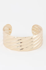 Ridged Cuff Bracelet