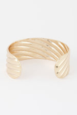 Ridged Cuff Bracelet