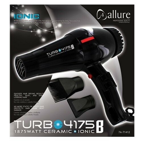 Allure Turbo 4175 1875 Watt Ceramic Ionic Blow Dryer