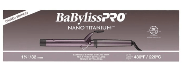 BaBylissPRO Nightfall 1.25" Extended Barrel Curling Iron (Purple)