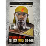 KING.J EXTRA LONG TIE 40" DELUXE SILKY DU-RAG