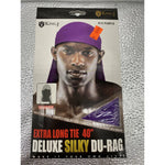 KING.J EXTRA LONG TIE 40" DELUXE SILKY DU-RAG
