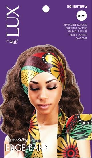 LUX PATTERN LUXURY SILKY SATIN EDGE BAND
