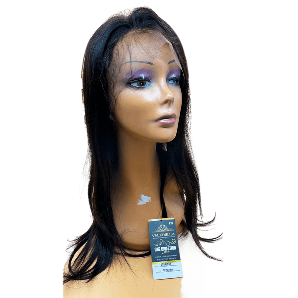 Valerie 10A Full Lace wig  One Direction cuticle Straight 22''