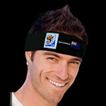 Retro Soccer Fan Headband - 29 Countries 2010 games