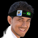 Retro Soccer Fan Headband - 29 Countries 2010 games