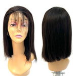 Rio Straight Frontal Wig  Human Hair Natural Black