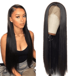 Rio Straight Frontal Wig  Human Hair Natural Black