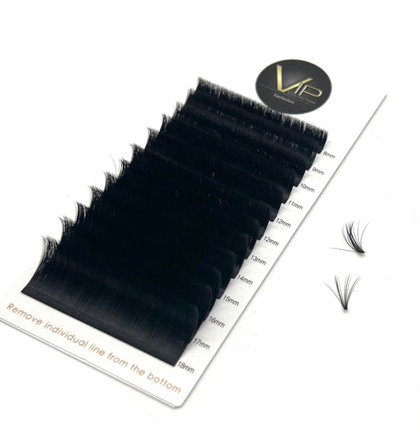VIP Quick Fan Lash Extensions - 12 lines 0.07 C Curl