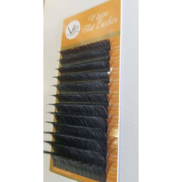 VIP - V Type Flat Lashes - 12 lines 0.15mm C curl